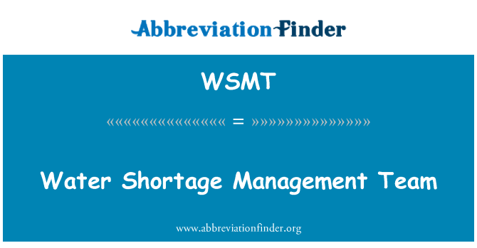 WSMT: Mankman dlo Gestion ekip