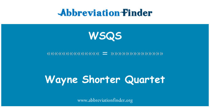 WSQS: Wayne plus à