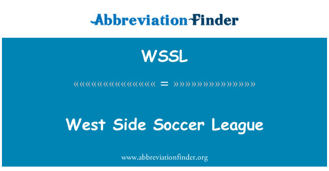 WSSL: Západní strana Soccer League