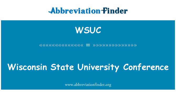 WSUC: Wisconsin State University Conference