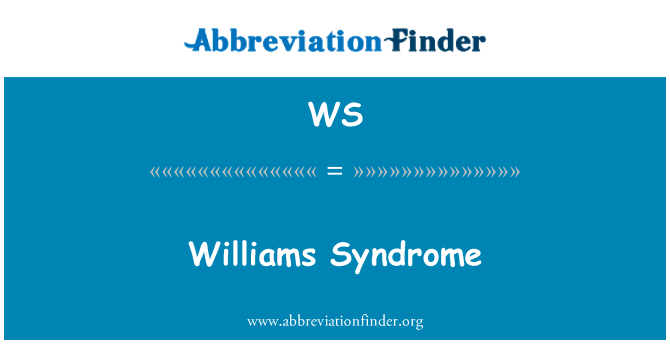 WS: Williams Syndrome