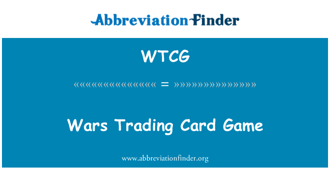 WTCG: Oorlogen Trading Card Game