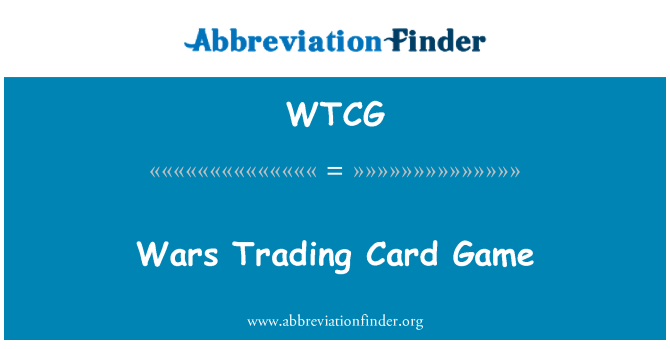 WTCG: Guerras Trading Card Game