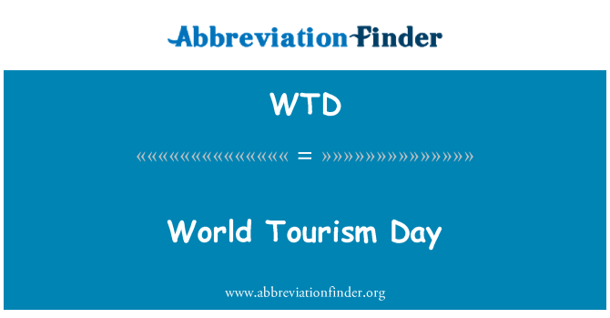 WTD: Welt-Tourismus-Tag