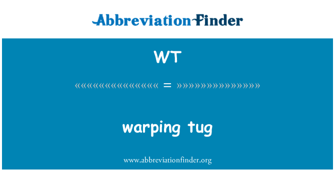 WT: tug warping