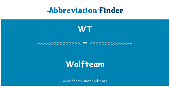 WT: Wolfteam