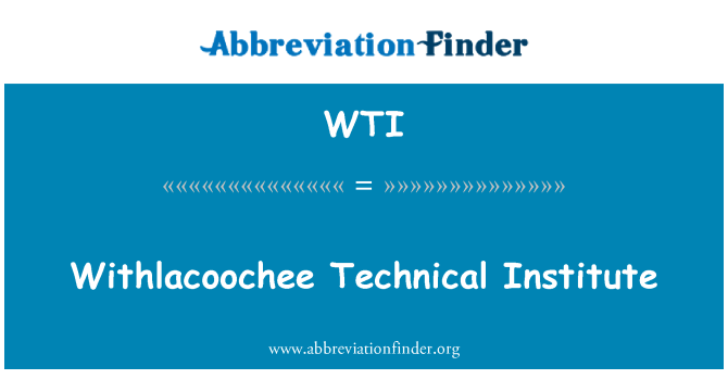 WTI: Withlacoochee tehnikas institūts