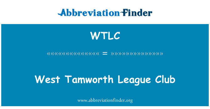 WTLC: Klubie West Tamworth