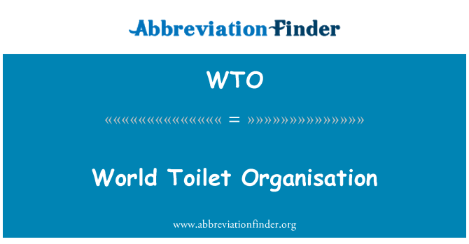 WTO: Sefydliad Tai bach y byd