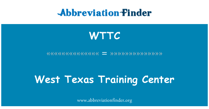 WTTC: West Texas koolituskeskus