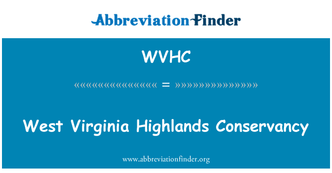 WVHC: מוסד הרמה וירג'יניה המערבית