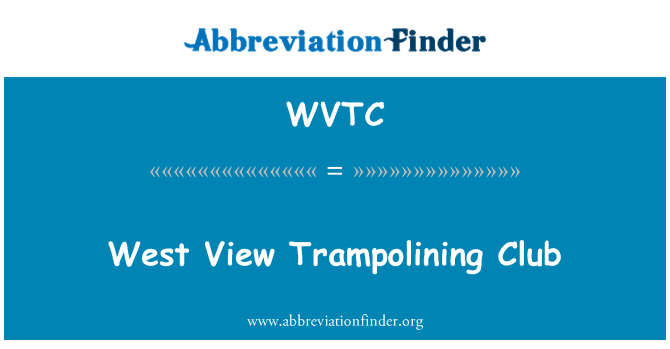 WVTC: מועדון טרמפולינה תצוגת מערב