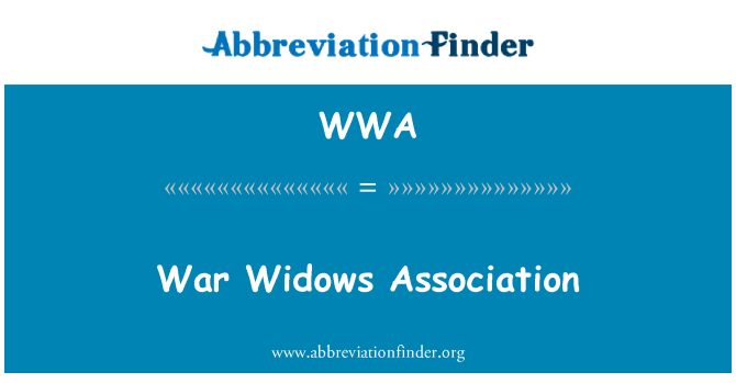 WWA: Perang janda Asosiasi