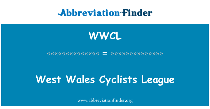 WWCL: Liga de ciclistas West Wales