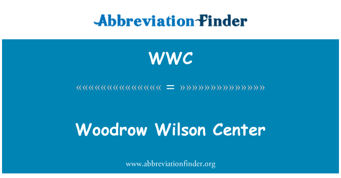 WWC: Woodrow Wilson Center