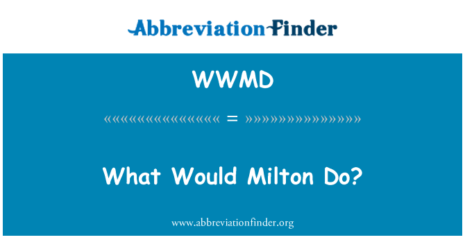 WWMD: Τι θα κάνουμε Milton;