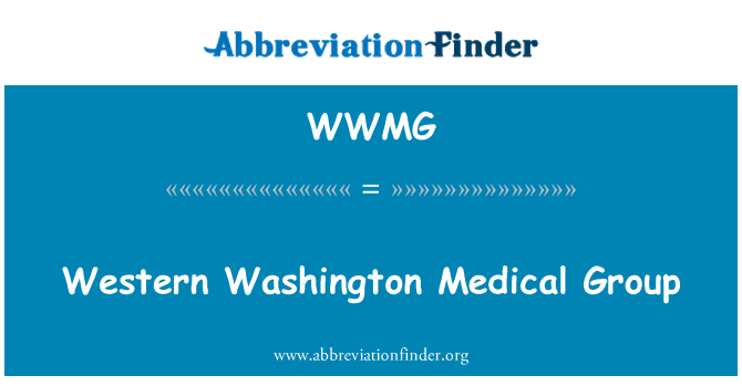 WWMG: Western Washington Medical Group