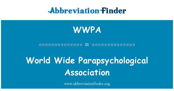 WWPA: עולם רחב על טבעי