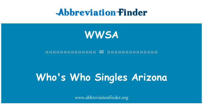 WWSA: Wer Arizona, USA