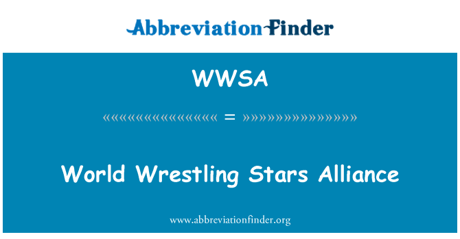 WWSA: World Wrestling Stars Alliance