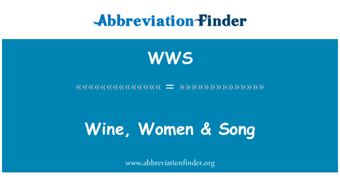 WWS: Vein, naised & laul