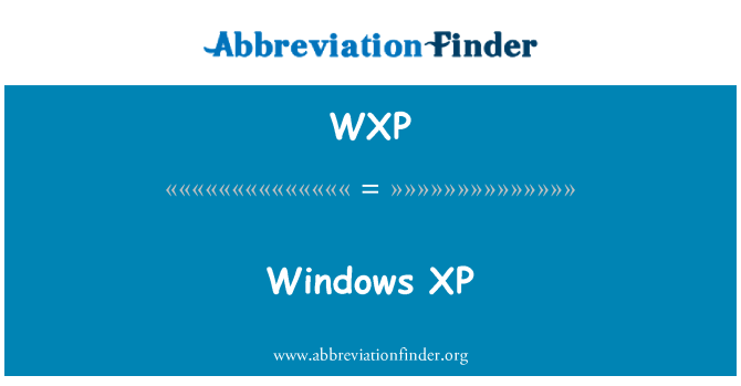 WXP: Systém Windows XP