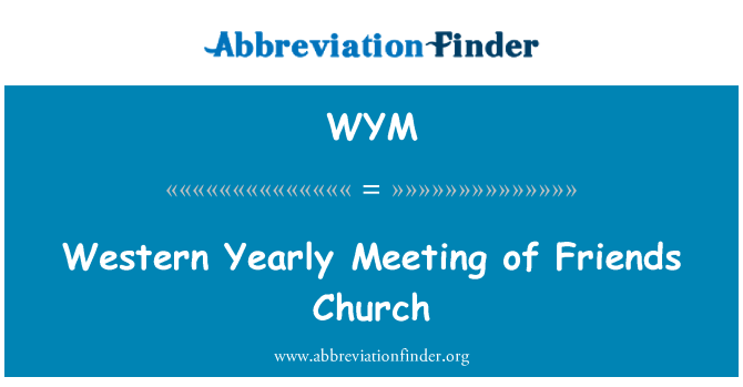 WYM: Occidental trobada anual dels amics de l'església
