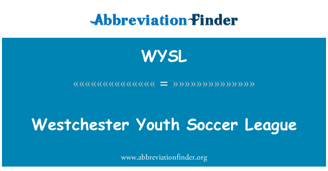 WYSL: Westchester żgħażagħ Soccer lega