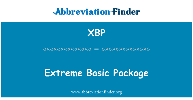 XBP: Ekstremni osnovni paket