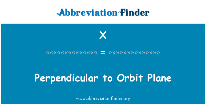 X: Pèpandikilè pou Orbit avyon