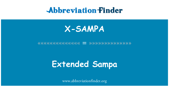X-SAMPA: 扩展的 Sampa