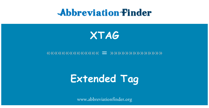 XTAG: Udvidet Tag