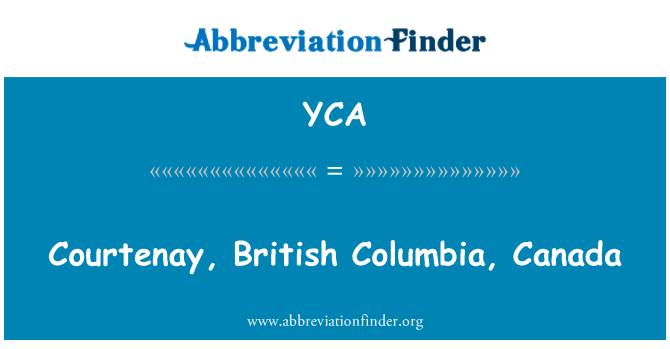 YCA: Courtenay, British Columbia, Καναδάς