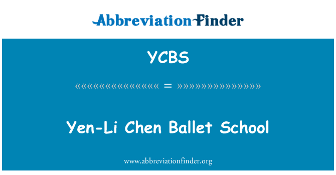 YCBS: Yen-Li Chen dansè lekòl