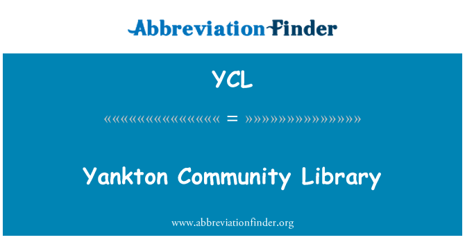 YCL: 扬克顿社区图书馆