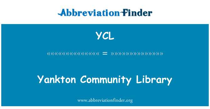 YCL: Biblioteca comunitaria Yankton