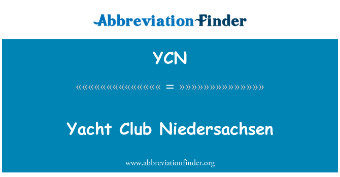 YCN: Yacht Club Niedersachsen