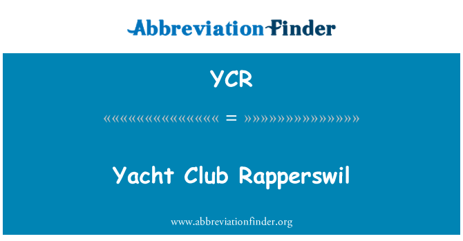 YCR: 游艇俱乐部 Rapperswil