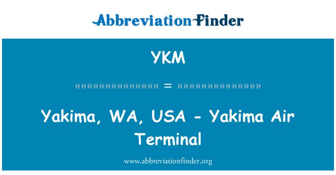 YKM: Yakima, WA, Amerikai Egyesült Államok - Yakima Air Terminal