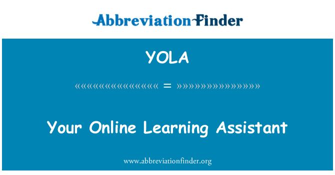 YOLA: Váš on-line vzdělávání asistent