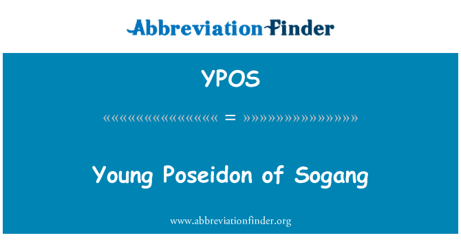 YPOS: Poseidon jove de Sogang