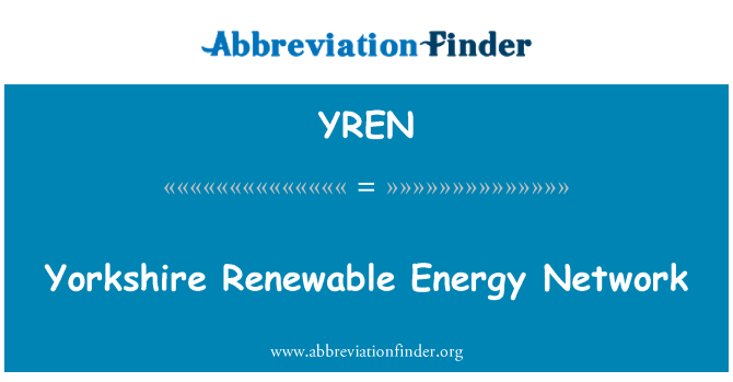 YREN: Yorkshire megújuló energia hálózatot