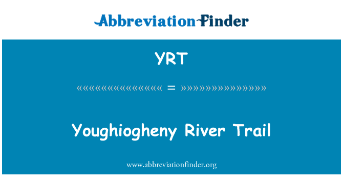 YRT: Youghiogheny ποτάμι