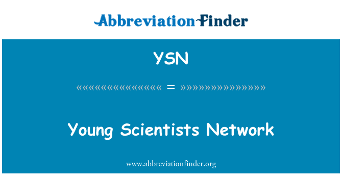 YSN: Mreža mladih znanstvenikov