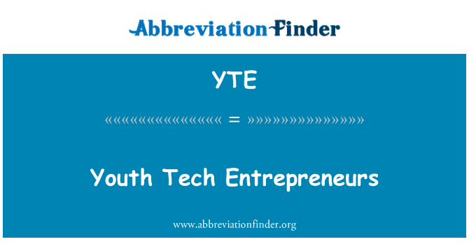 YTE: Jaunatnes Tech uzņēmējiem