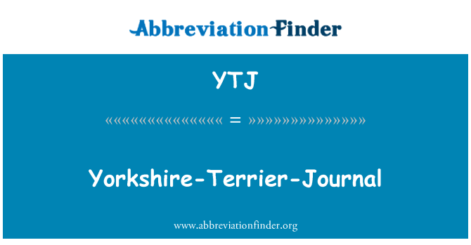 YTJ: Yorkshire Terrieri lehdessä