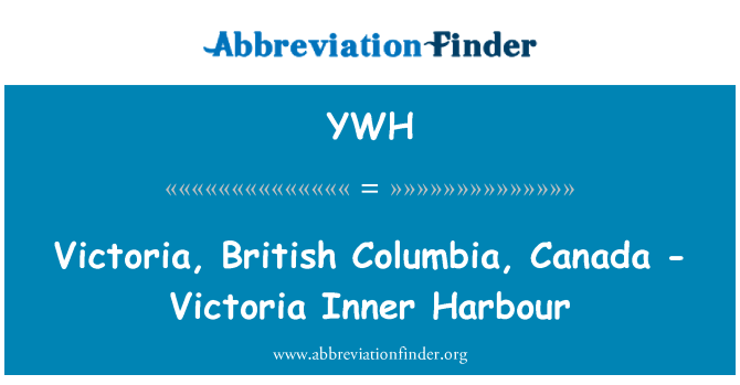 YWH: Victoria, British Columbia, Kanada - Victoria Inner Harbour