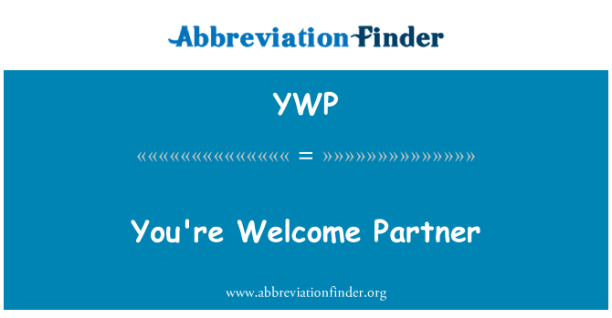YWP: Sei benvenuto Partner
