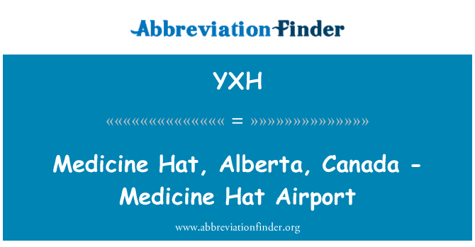 YXH: Medicine Hat, Alberta, Kanada - Medicine Hat Airport