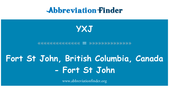 YXJ: Fort St. John, Britská Kolumbie, Kanada - Fort St. John